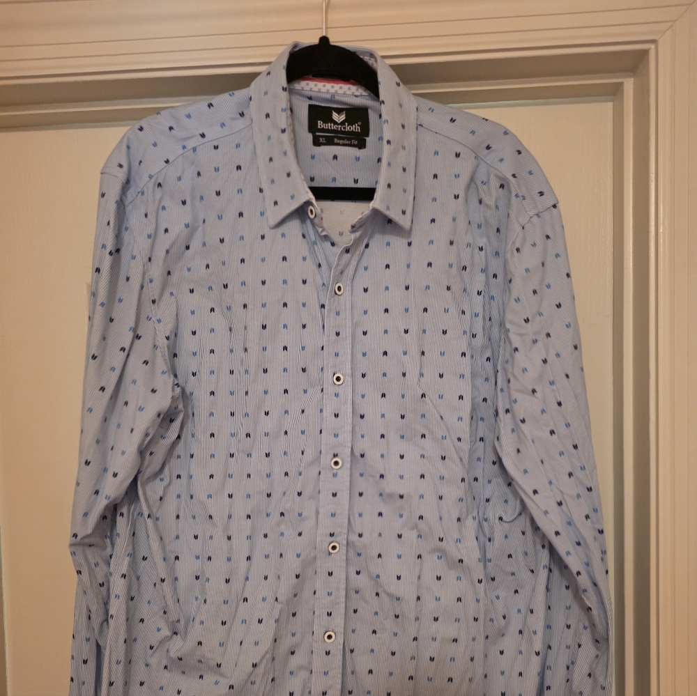 Buttercloth Icy Cotton Men's Button Down Shirt